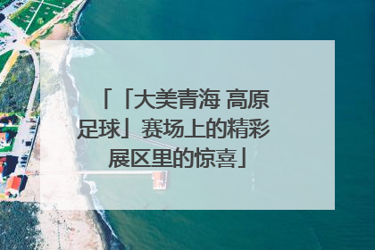 「大美青海 高原足球」赛场上的精彩 展区里的惊喜