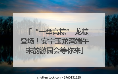 “一举高粽” 龙粽登场！安宁玉龙湾端午宋韵游园会等你来