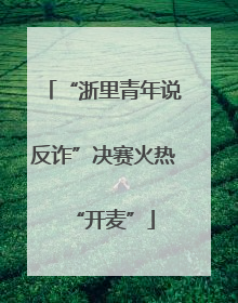 “浙里青年说反诈”决赛火热“开麦”