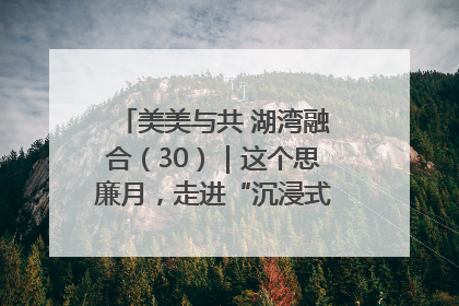 美美与共 湖湾融合（30）｜这个思廉月，走进“沉浸式”清风课堂