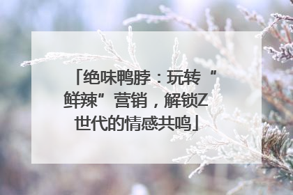 绝味鸭脖：玩转“鲜辣”营销，解锁Z世代的情感共鸣