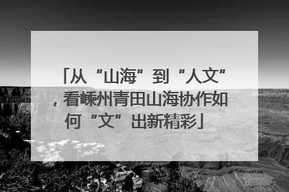 从“山海”到“人文”，看嵊州青田山海协作如何“文”出新精彩
