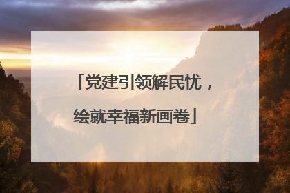 党建引领解民忧，绘就幸福新画卷