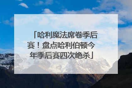 哈利魔法席卷季后赛！盘点哈利伯顿今年季后赛四次绝杀