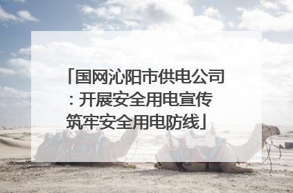 国网沁阳市供电公司：开展安全用电宣传 筑牢安全用电防线