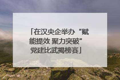 在汉央企举办“赋能提效 聚力突破”党建比武揭榜赛