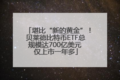 堪比“新的黄金”！贝莱德比特币ETF总规模达700亿美元 仅上市一年多