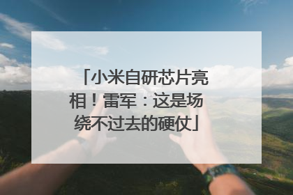 小米自研芯片亮相！雷军：这是场绕不过去的硬仗