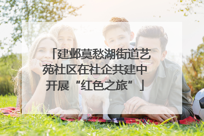 建邺莫愁湖街道艺苑社区在社企共建中开展“红色之旅”