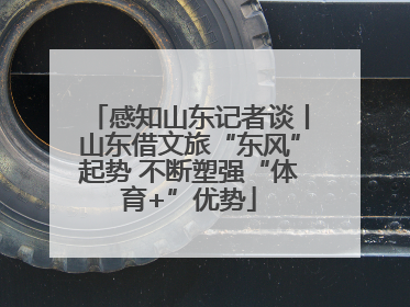 感知山东记者谈丨山东借文旅“东风”起势 不断塑强“体育+”优势