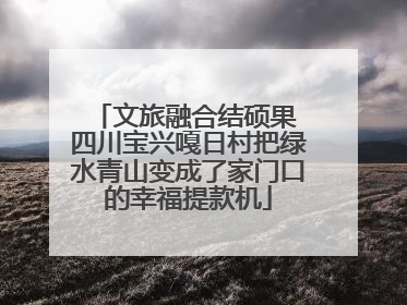 文旅融合结硕果 四川宝兴嘎日村把绿水青山变成了家门口的幸福提款机