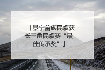 景宁畲族民歌获长三角民歌赛“最佳传承奖”