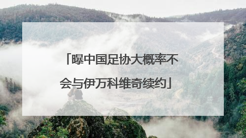 曝中国足协大概率不会与伊万科维奇续约
