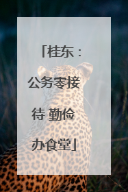 桂东：公务零接待 勤俭办食堂