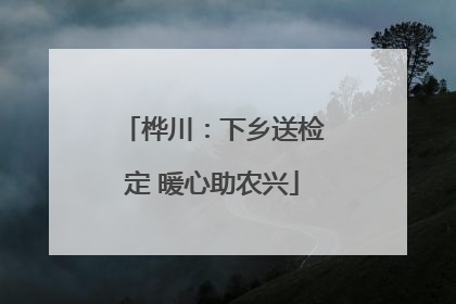 桦川：下乡送检定 暖心助农兴