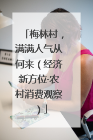 梅林村，满满人气从何来（经济新方位·农村消费观察）