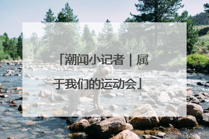 潮闻小记者｜属于我们的运动会