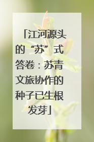 江河源头的“苏”式答卷：苏青文旅协作的种子已生根发芽