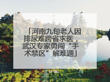 河南九旬老人因排尿难跨省求医，武汉专家勇闯“手术禁区”解难题