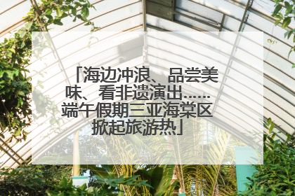 海边冲浪、品尝美味、看非遗演出……端午假期三亚海棠区掀起旅游热