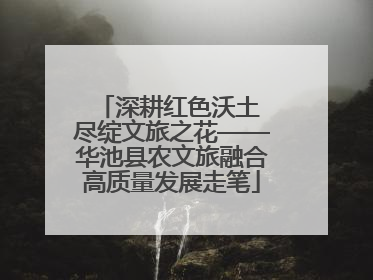 深耕红色沃土 尽绽文旅之花——华池县农文旅融合高质量发展走笔