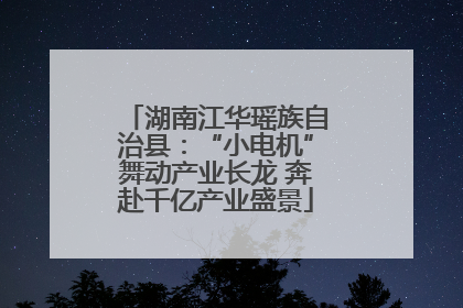 湖南江华瑶族自治县：“小电机”舞动产业长龙 奔赴千亿产业盛景