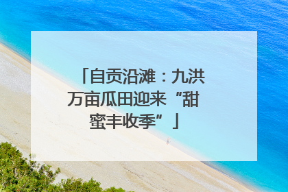 自贡沿滩：九洪万亩瓜田迎来“甜蜜丰收季”