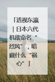 透视东瀛｜日本六代机欲命名“烈风”，暗藏什么“祸心”