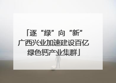 逐“绿”向“新” 广西兴业加速建设百亿绿色钙产业集群