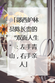 郧西护林员陈长贵的“双面人生”：左手青山，右手亲人