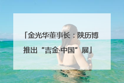 金光华董事长：陕历博推出“吉金·中国”展
