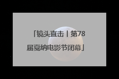 镜头直击丨第78届戛纳电影节闭幕
