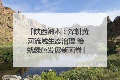 陕西神木：深耕黄河流域生态治理 绘就绿色发展新画卷
