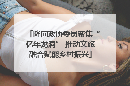 隆回政协委员聚焦“亿年龙洞” 推动文旅融合赋能乡村振兴