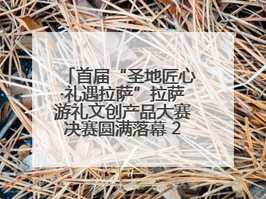 首届“圣地匠心·礼遇拉萨”拉萨游礼文创产品大赛决赛圆满落幕 20强文创佳作绽放雪域文化魅力