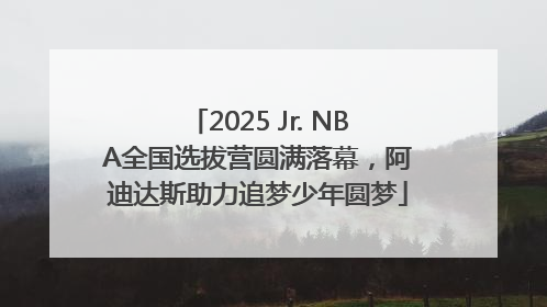 2025 Jr. NBA全国选拔营圆满落幕，阿迪达斯助力追梦少年圆梦