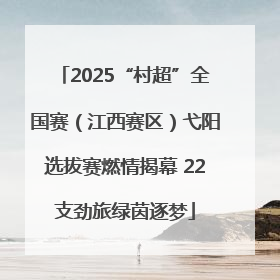 2025“村超”全国赛（江西赛区）弋阳选拔赛燃情揭幕 22支劲旅绿茵逐梦