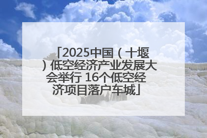 2025中国（十堰）低空经济产业发展大会举行 16个低空经济项目落户车城