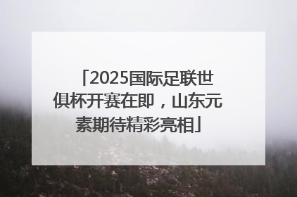 2025国际足联世俱杯开赛在即，山东元素期待精彩亮相