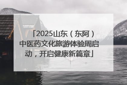 2025山东（东阿）中医药文化旅游体验周启动，开启健康新篇章