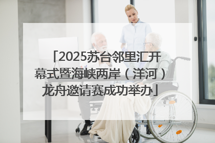 2025苏台邻里汇开幕式暨海峡两岸（洋河）龙舟邀请赛成功举办