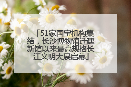 51家国宝机构集结，长沙博物馆迁建新馆以来最高规格长江文明大展启幕