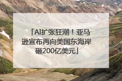 AI扩张狂潮！亚马逊宣布再向美国东海岸砸200亿美元